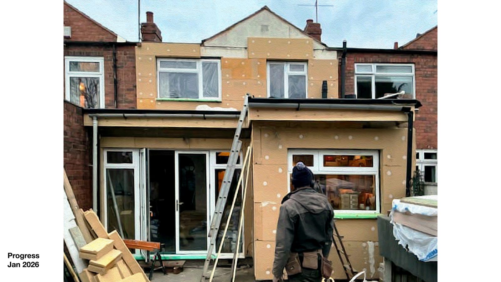 Home with Woodfibre External Wall Insulation in the West Midlands