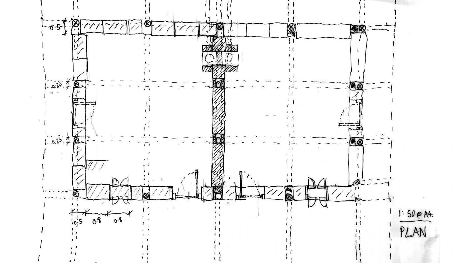 Plan A4 1-50 Pauls House