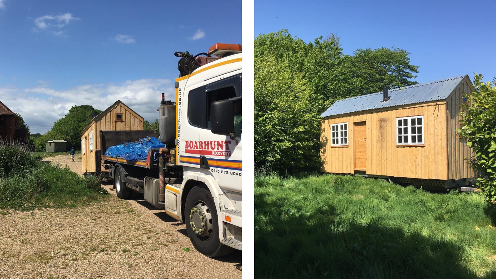 tiny house arriving